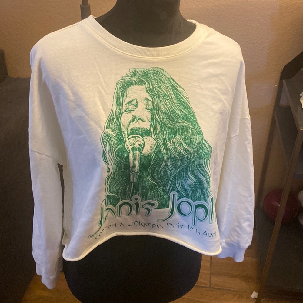 Truce Kids NWOT Janis Joplin Sweatshirt - Picture 2 of 6